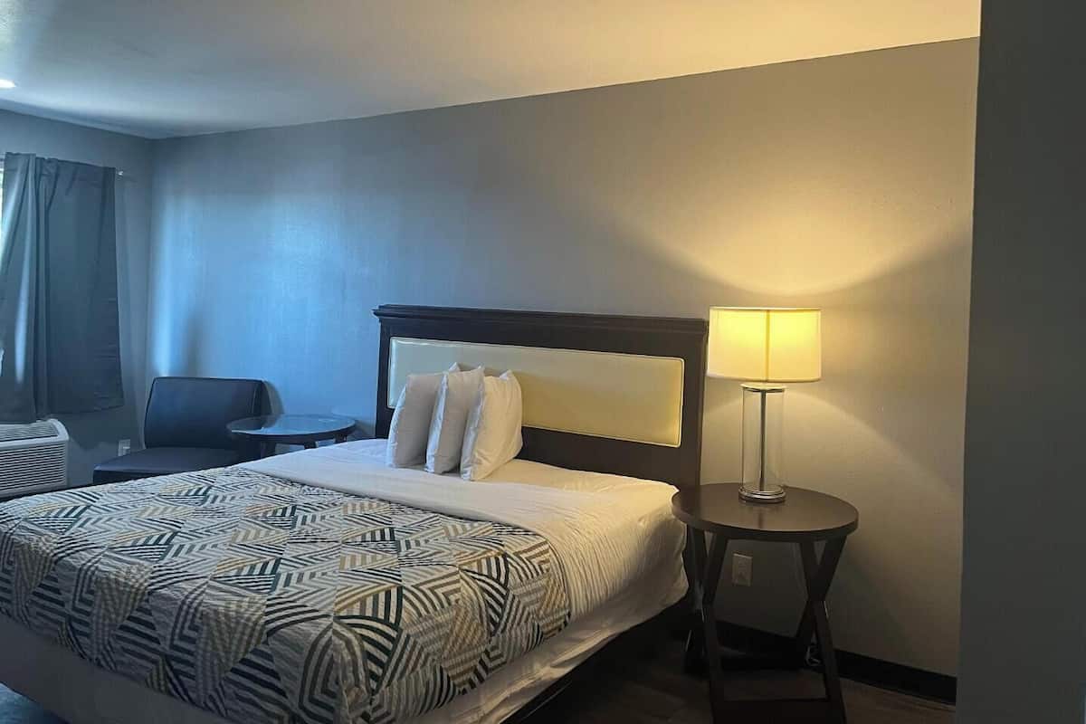Blackout drapes, iron/ironing board (on request), WiFi (free)