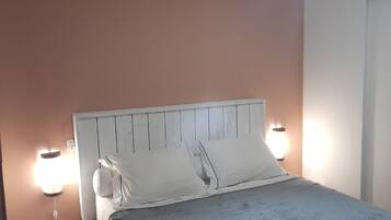 1 habitación y ropa de cama de alta calidad