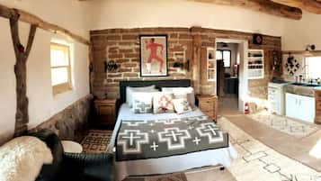 1 makuuhuone, vauvan matkasänky, ilmainen Wi-Fi, vuodevaatteet