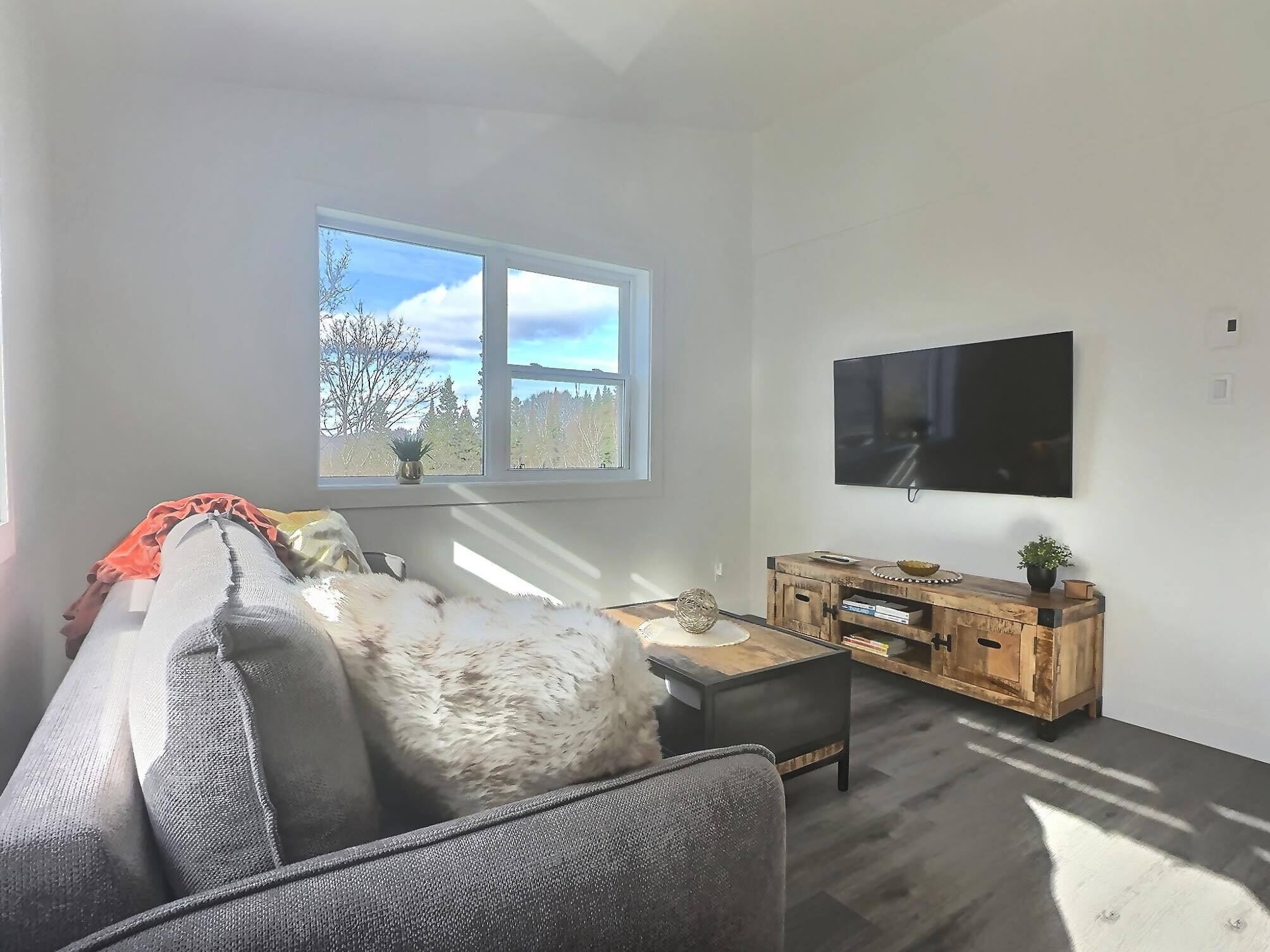 Una Smart TV, libros