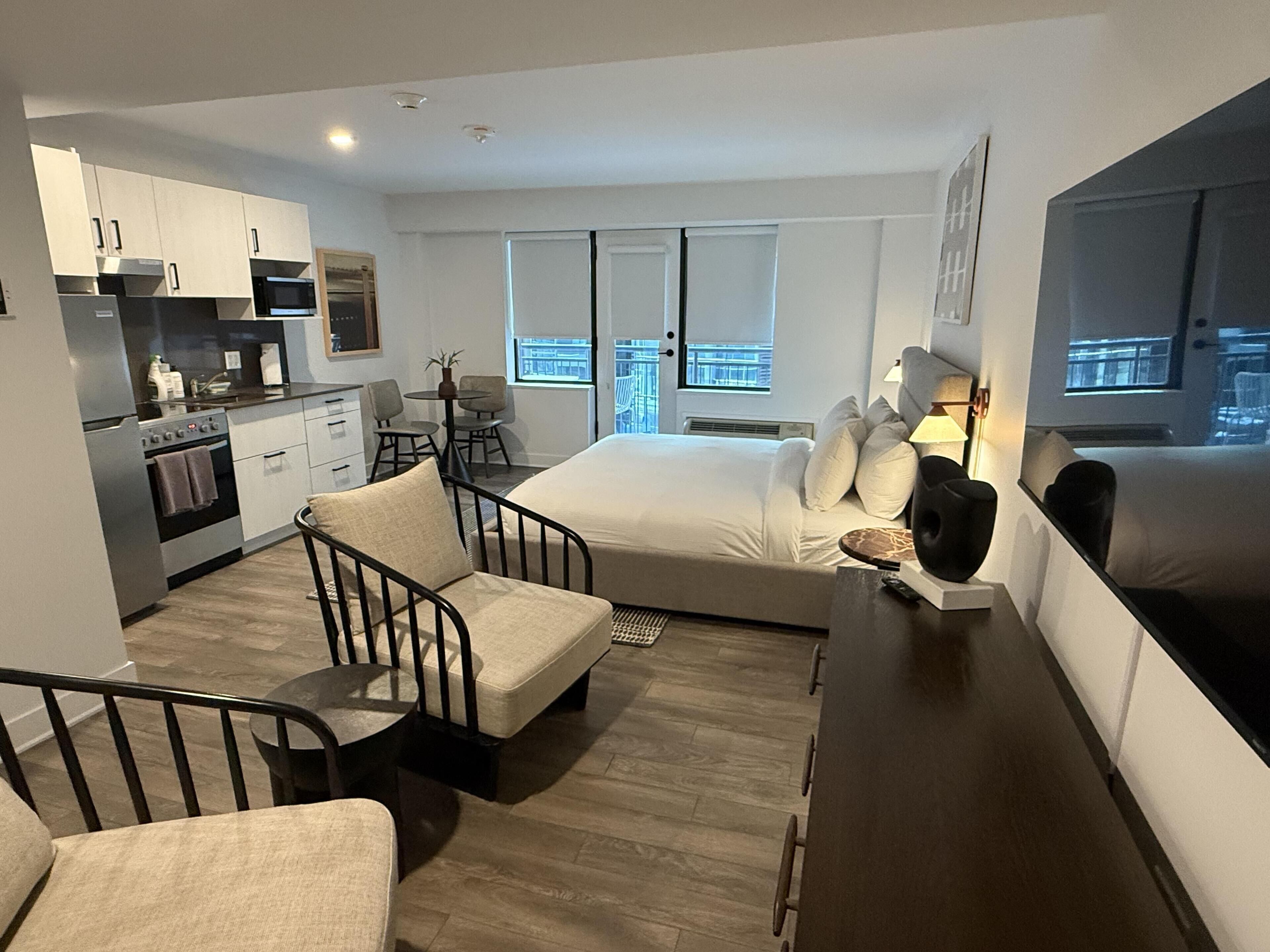 1 bedroom, hypo-allergenic bedding, individually decorated