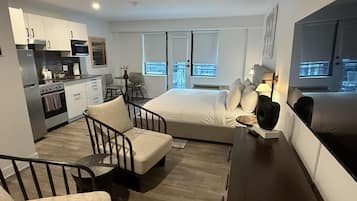 1 bedroom, hypo-allergenic bedding, individually decorated