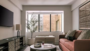 Suite, 1 King Bed, Non Smoking, Kitchen (Separate Living Room;with Sofabed) | 1 bedroom, hypo-allergenic bedding, individually decorated