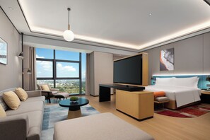 Premium kamer, 1 kingsize bed | Luxe beddengoed, bedden met traagschuimmatrassen