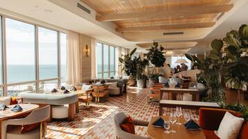 Breakfast, lunch and dinner served