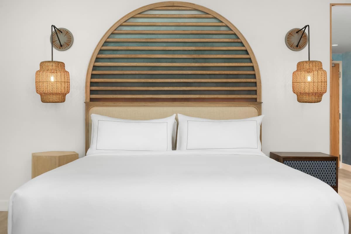 Egyptian cotton sheets, premium bedding, pillow-top beds, in-room safe