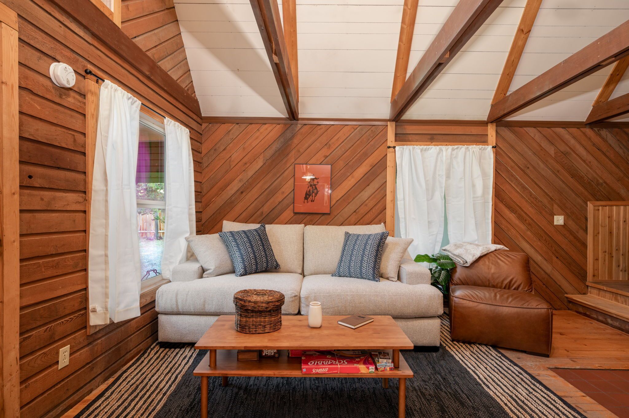 TV connectée, cheminée