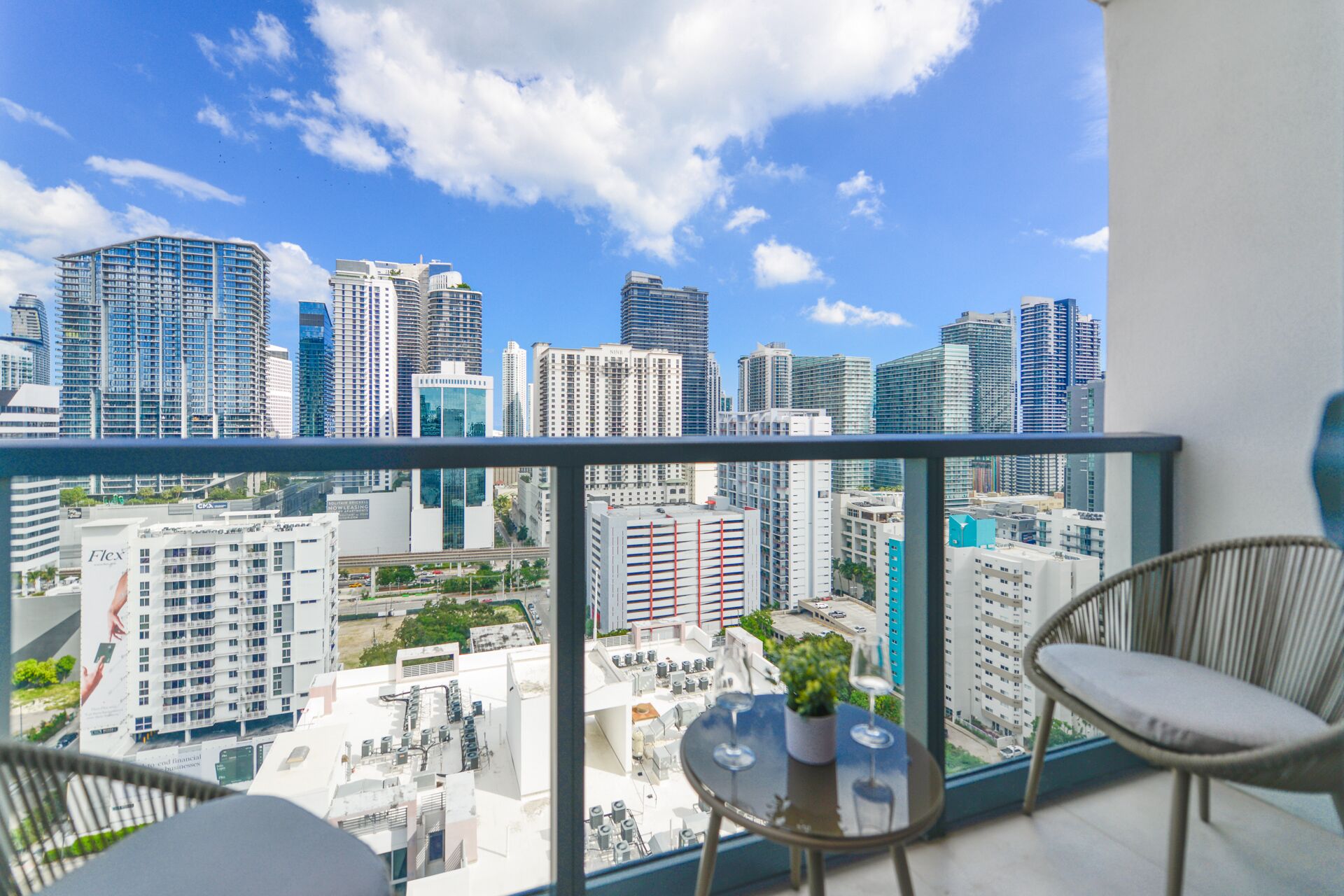 Deluxe-Apartment | Blick vom Balkon