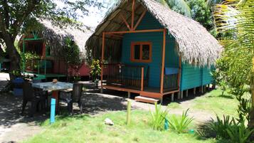 Mökki (Bungalow 3 - Blue) | 1 makuuhuone, ilmainen Wi-Fi, vuodevaatteet