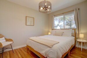 2 habitaciones, tabla de planchar con plancha, wifi y ropa de cama 