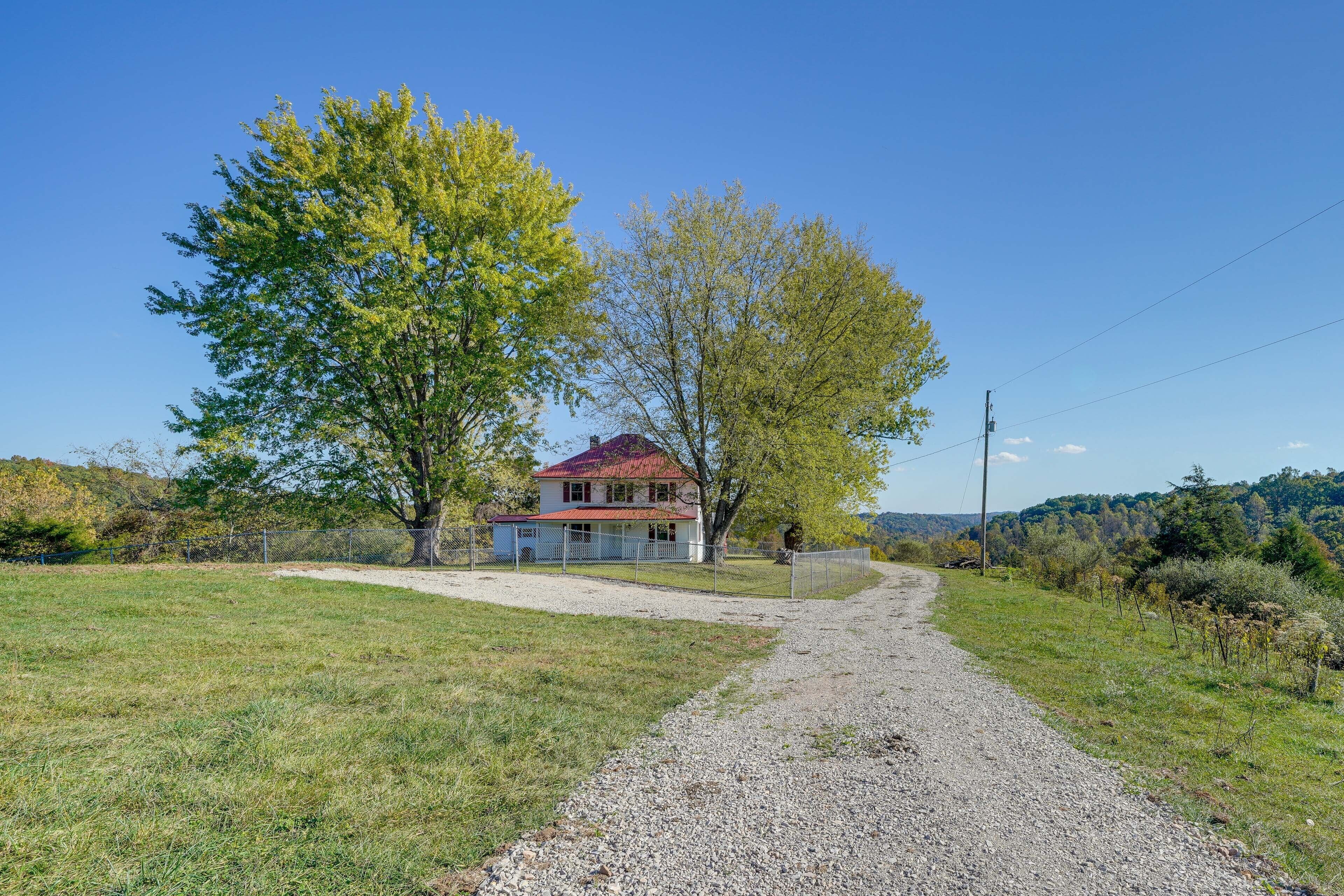 270-Acre Ripley Family Home w/ On-Site Pond!