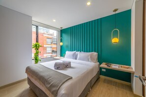 Apartamento exclusivo | Ferros/tábuas de passar roupa, Wi-Fi de cortesia, roupa de cama