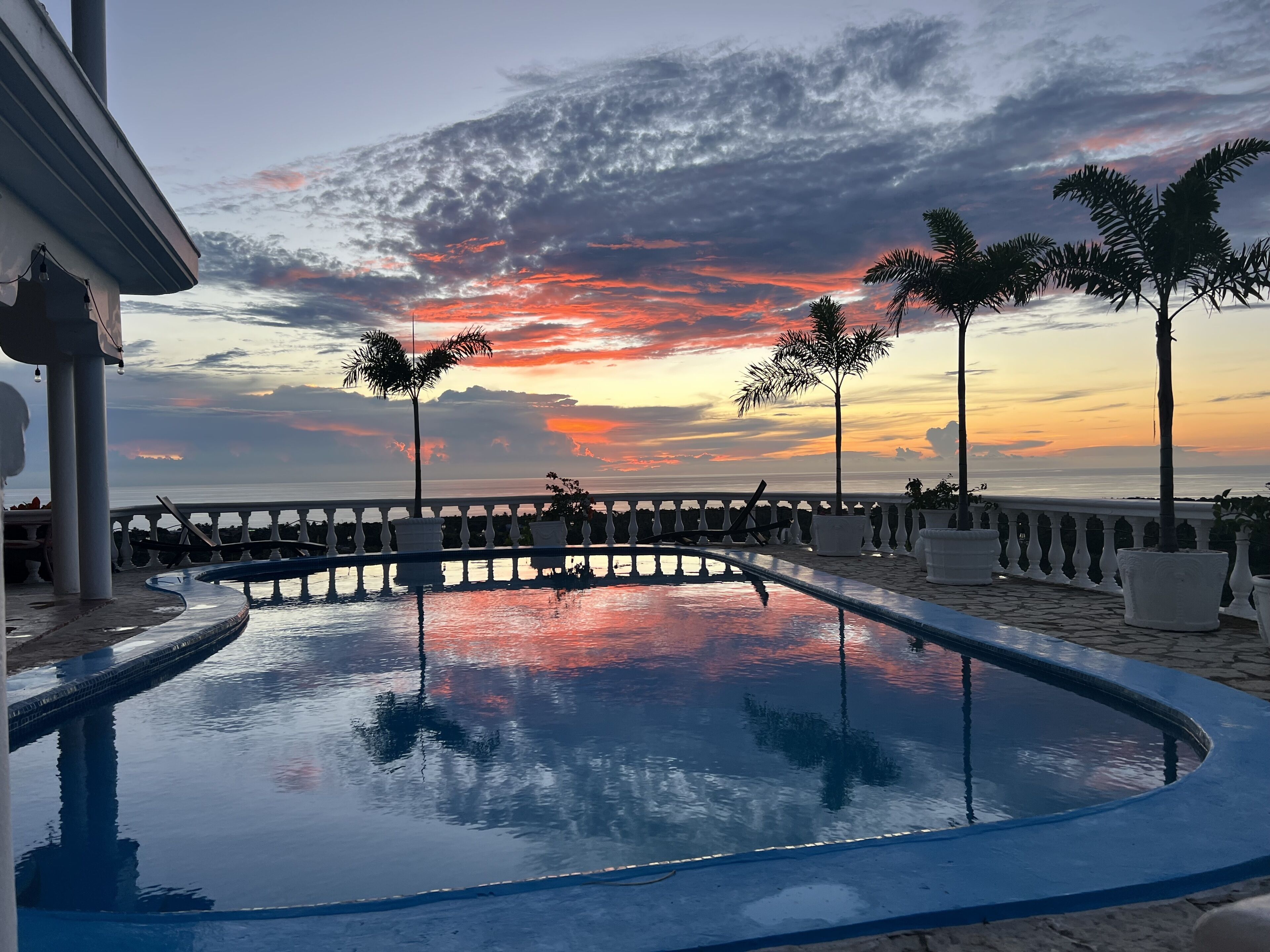 2 outdoor pools, open 8:00 AM to 9:00 PM, pool loungers