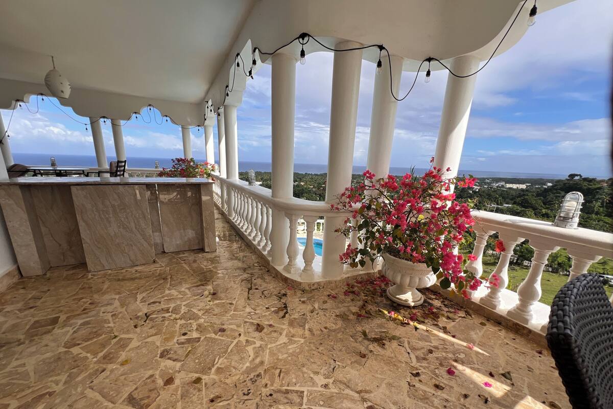 Villa #2, Multiple Beds, Non Smoking, Ocean View, 2 bedrooms | Terraza o patio