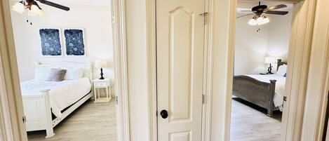 2 bedrooms, iron/ironing board, travel crib, free WiFi