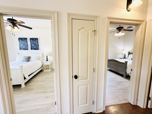 2 bedrooms, iron/ironing board, travel crib, free WiFi