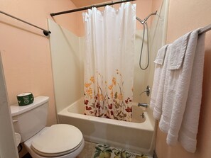 Værelse - ikke-ryger - tekøkken (Queen Bed) | Badeværelse | Håndklæder