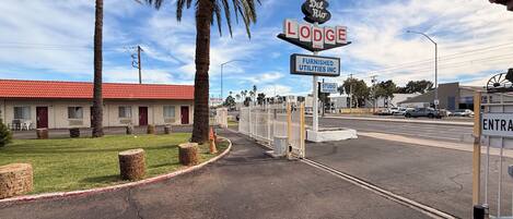 Entrada de la propiedad