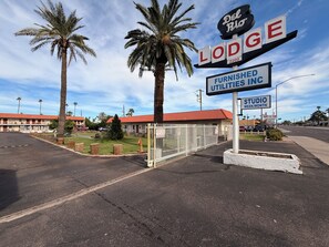 Overnatningsstedets facade