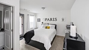 4 bedrooms, iron/ironing board, WiFi, bed sheets