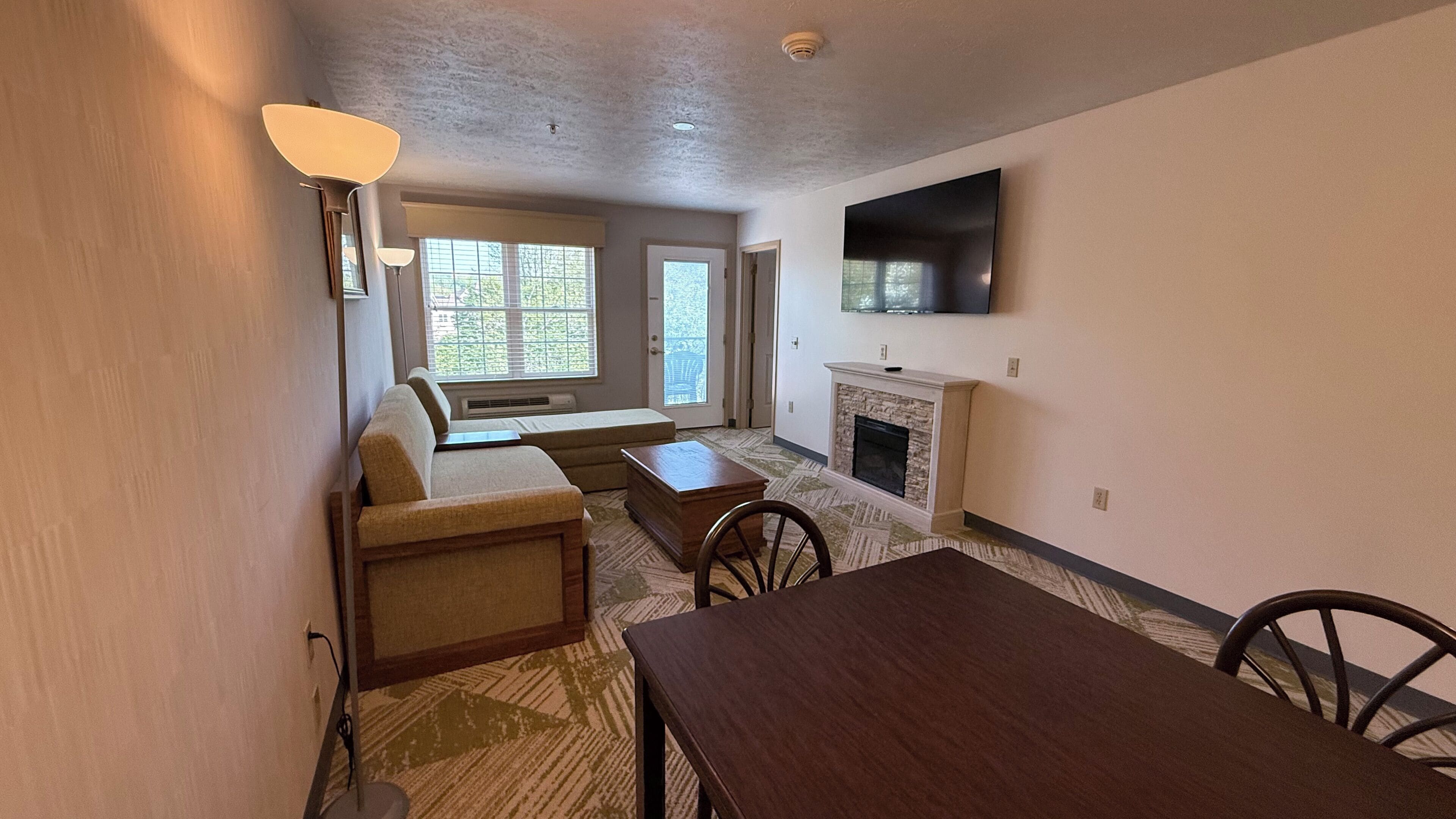 65-inch LED TV with cable channels