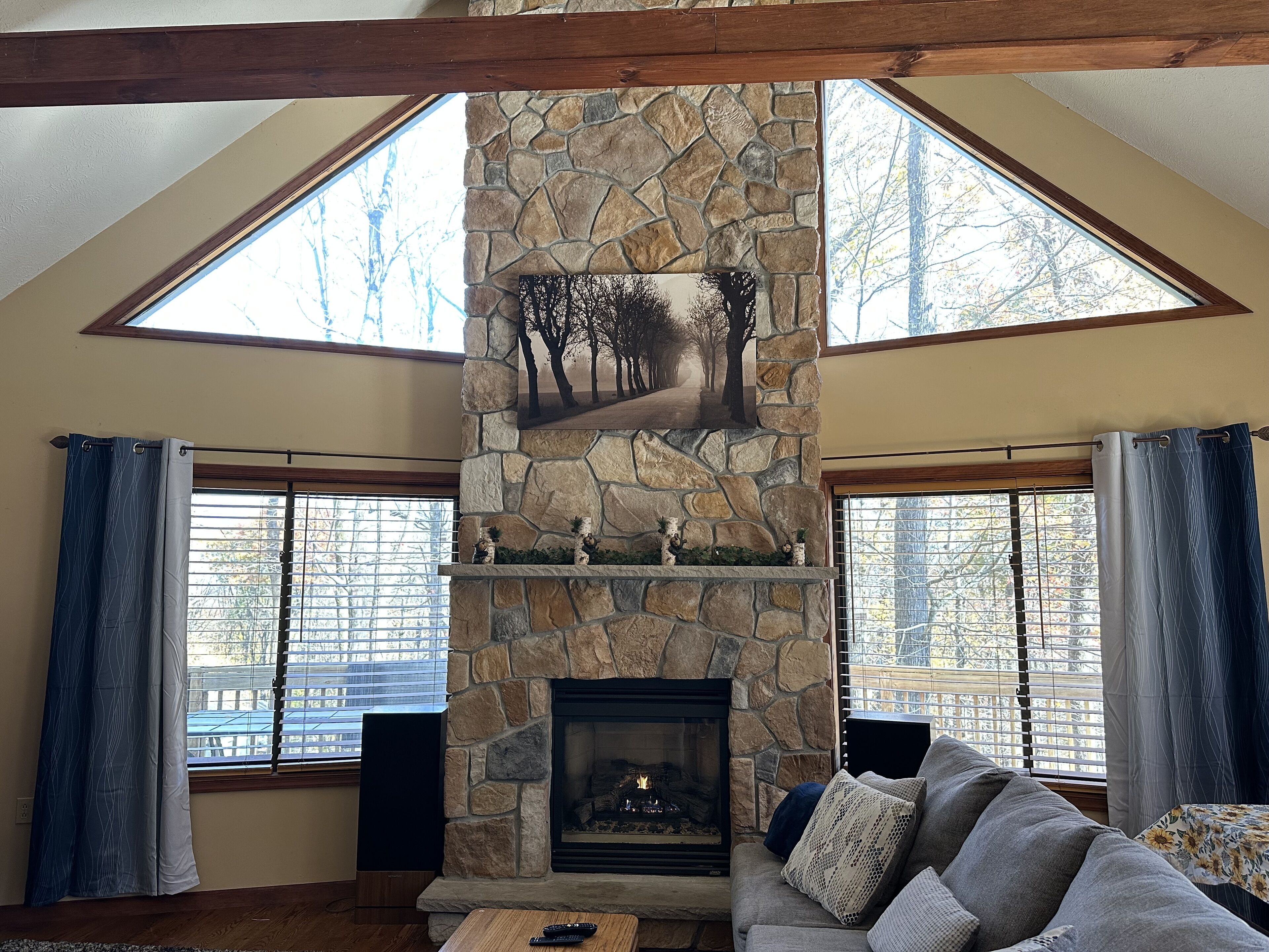 Smart-TV, Kamin, Videospiele