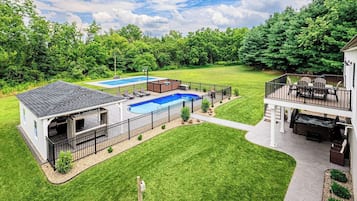 Una piscina riscaldata