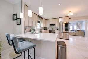 Fridge, microwave, oven, stovetop - Updated Naples Retreat w/ Private Pool & Patio! (Naples)