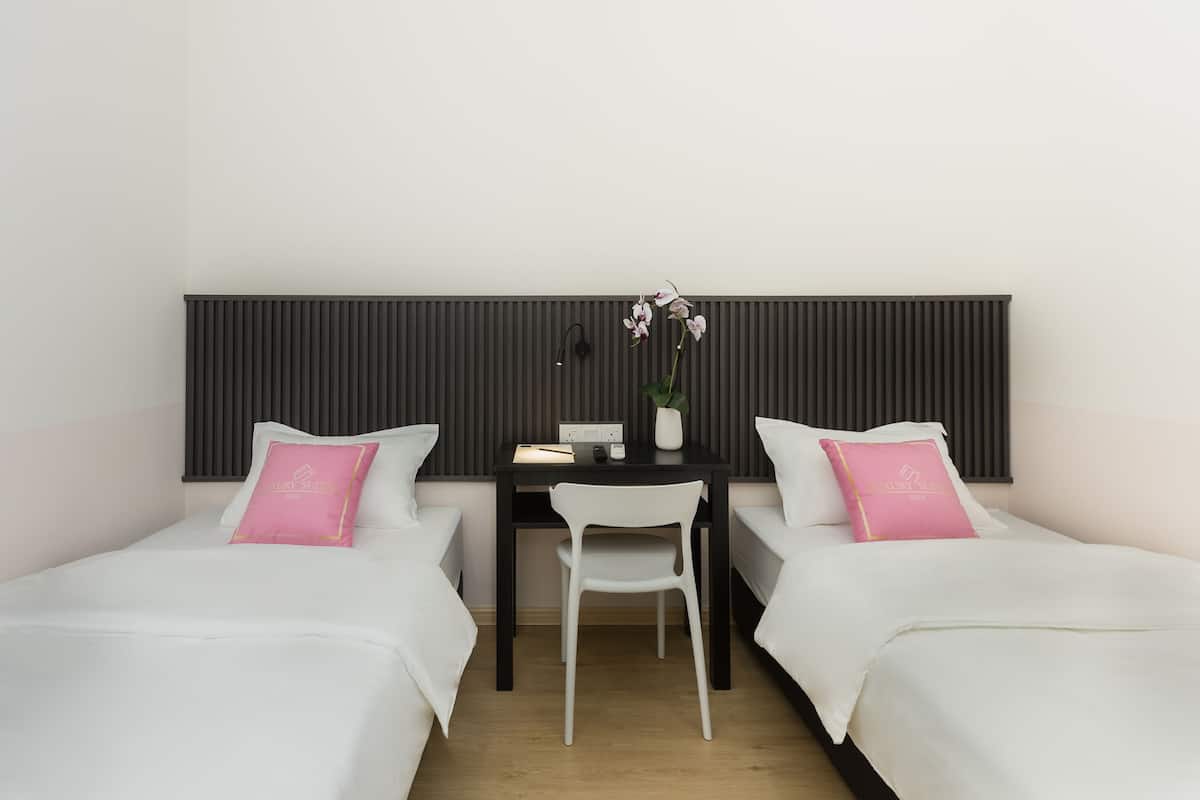 Deluxe Twin kamer | Luxe beddengoed, gratis wifi, beddengoed