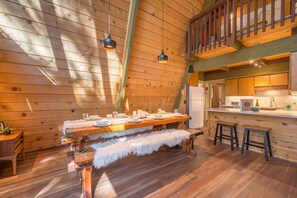 Dining - A Frame of Mind- filtered lake views, a large deck area, and only a short drive to shores of Tahoe (Tahoe City)