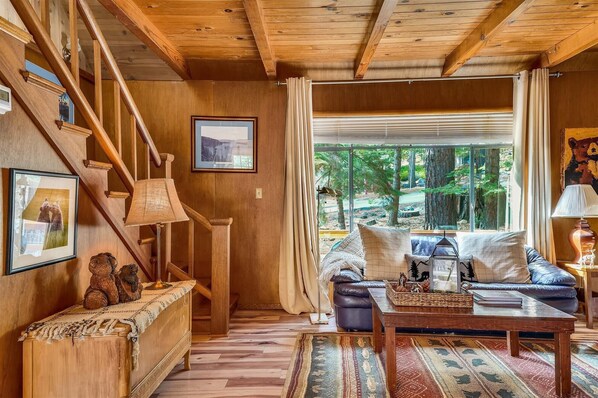 TV, fireplace, DVD player - Tahoe Vista, Dogs Ok, Walk to Lake and Hiking -Into the Woods (Tahoe Vista)