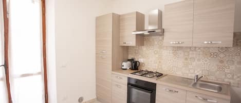 Fridge, oven, toaster