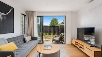 TV, fireplace, offices