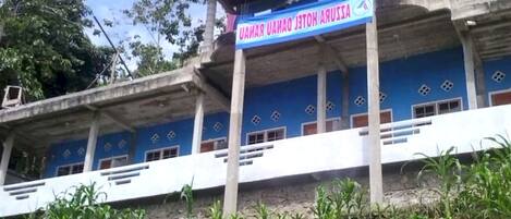 Voorkant van accommodatie