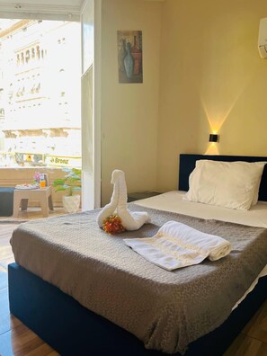 Deluxe-værelse til 3 personer | Egyptiske bomuldslagner, premium-sengetøj