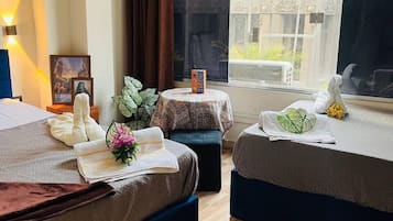 City-Zweibettzimmer | Bettwäsche aus ägyptischer Baumwolle, hochwertige Bettwaren