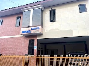 Voorkant van accommodatie