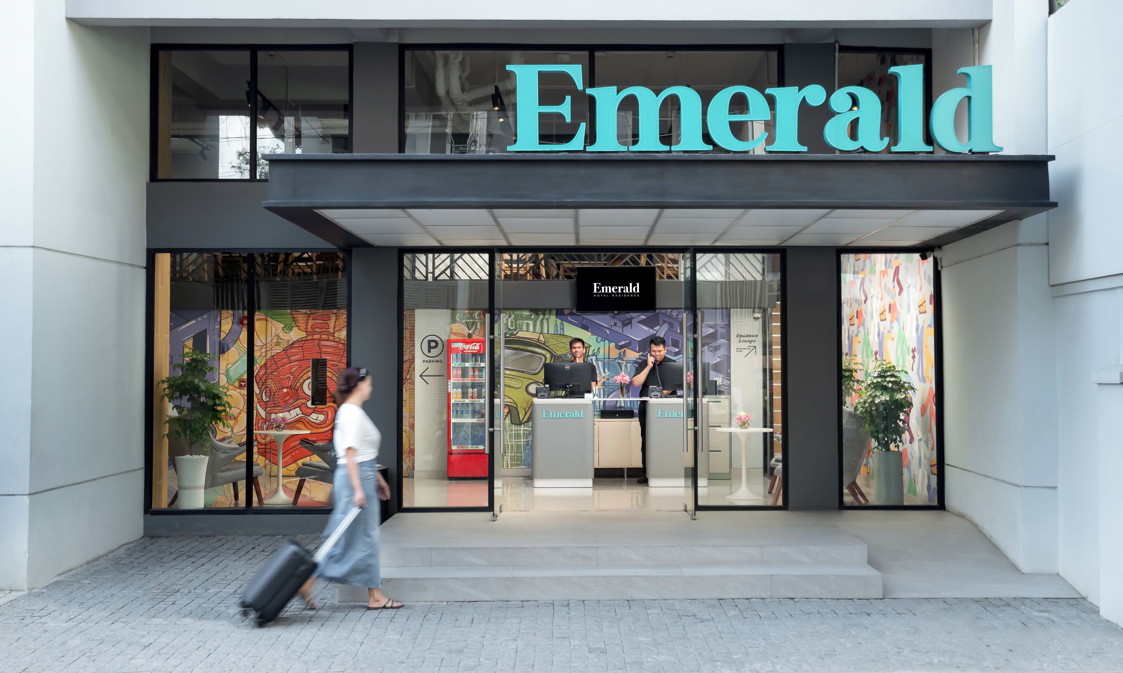 Fachada da propriedade