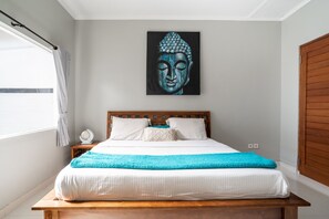 3 soverom, strykejern/-brett, wi-fi og sengetøy