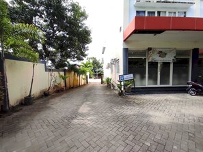 Majoituspaikan julkisivu