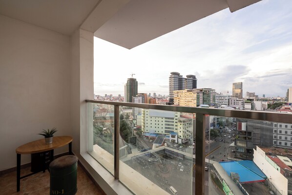 Deluxe-Apartment | Balkon