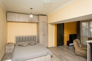 Apartment | 1 bedroom, iron/ironing board, free WiFi, bed sheets - HB apartments Opera II (Tbilisi)