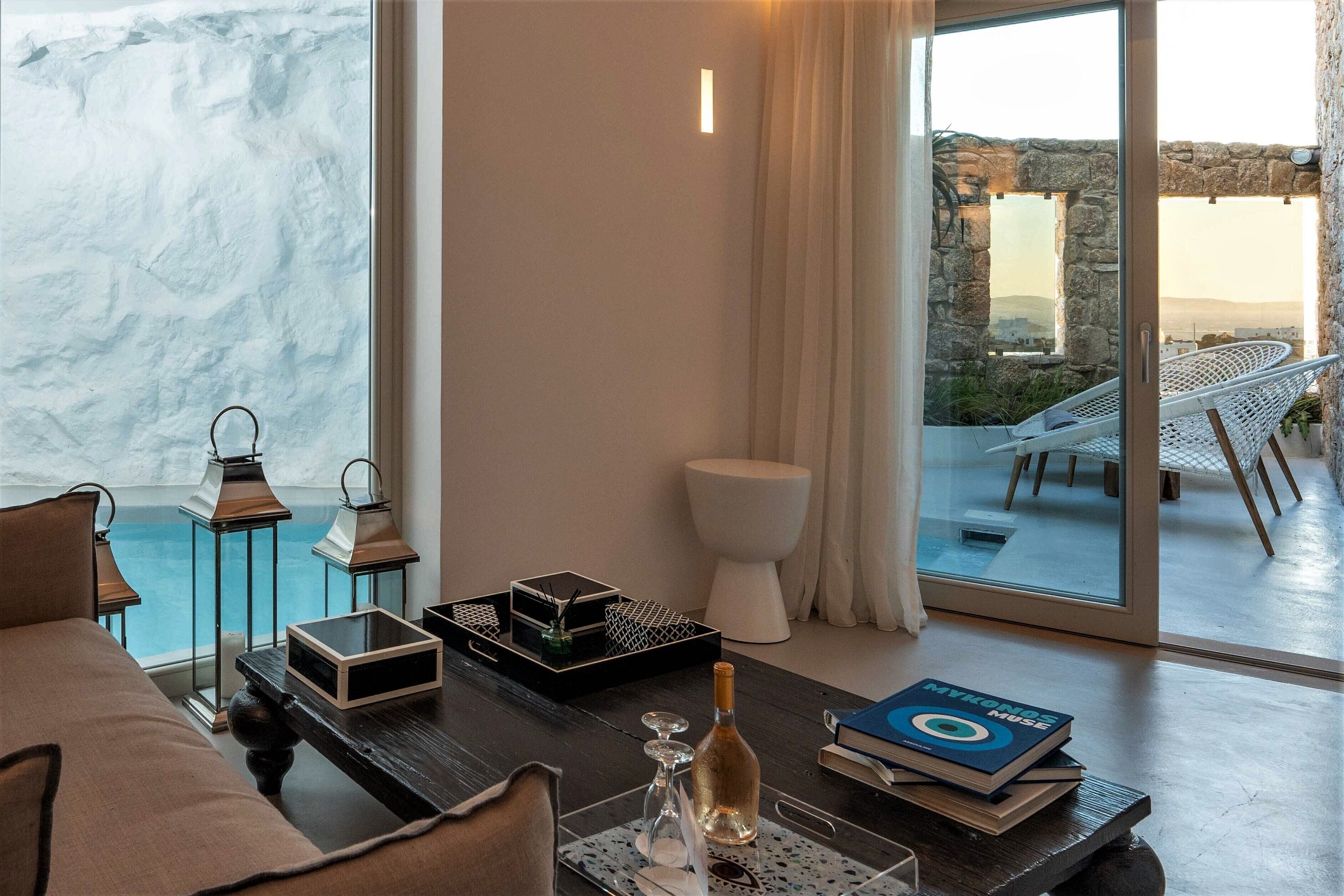 The Cave Pool Experience Suite | 1 bedroom, pillowtop beds, minibar, in-room safe