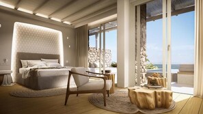 1 bedroom, pillow-top beds, minibar, in-room safe - Nomia Sunset Suites Mykonos (Mykonos)