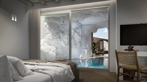 1 bedroom, pillow-top beds, minibar, in-room safe - Nomia Sunset Suites Mykonos (Mykonos)