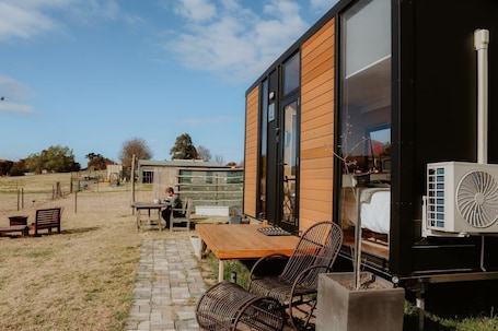Outdoor dining. Tiny Boorowa by Tiny Away