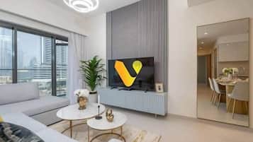 Apartamento elite | Área de estar