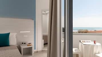 Deluxe-Zimmer, 1 Queen-Bett, Meerblick, Turm | 1 Schlafzimmer, Zimmersafe, kostenloses WLAN, Bettwäsche