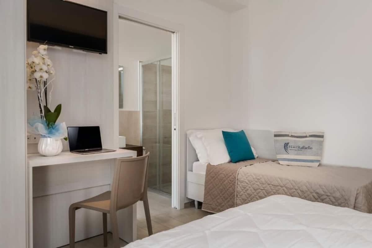 Deluxe-Zimmer, Mehrere Betten, Meerblick, Turm
