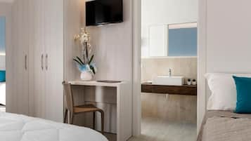 Deluxe Room, Multiple Beds, Sea View, Tower | In-room safe, free WiFi, bed sheets